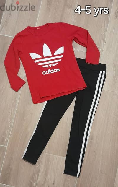 4-5 yrs adidas set