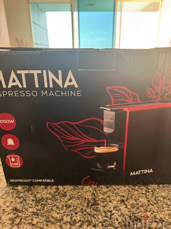 espresso machine open box 0