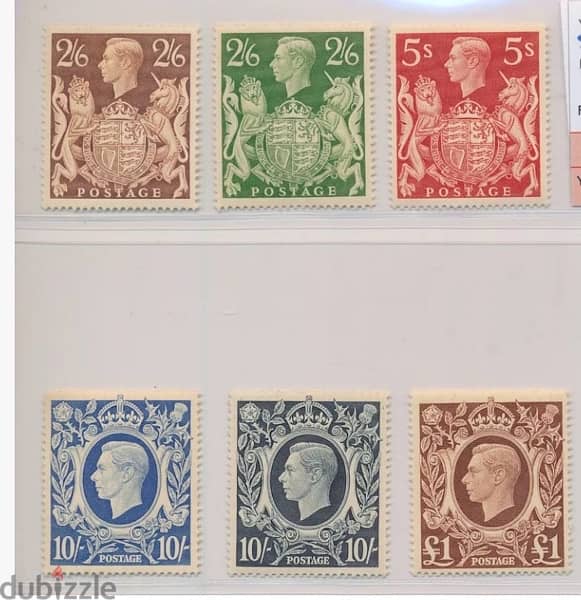 stamps Great Britain 0