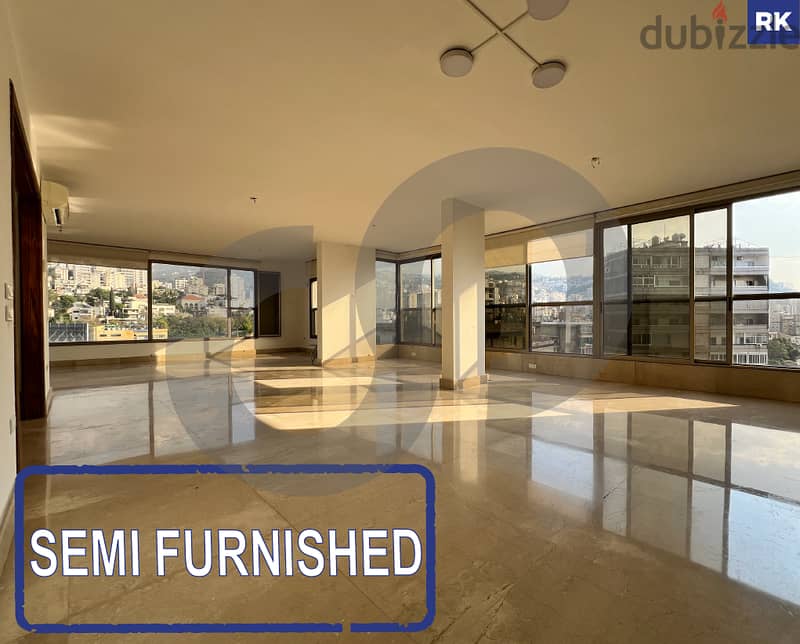 Spacious , Semi Furnished, metn, antelias/ أنطلياس  REF#RK114443 0