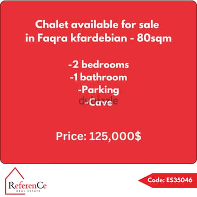 Chalet for sale in Faqra شاليه للبيع في فقرا