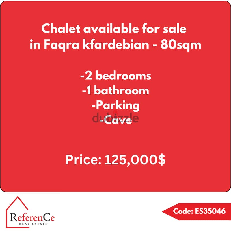 Chalet for sale in Faqra شاليه للبيع في فقرا 0