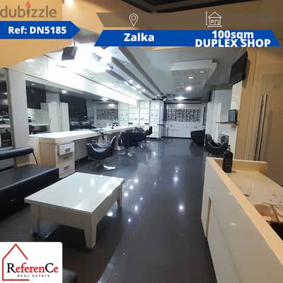 Duplex SHOP For Rent in Zalka محل دوبلكس للايجار في الزلقا