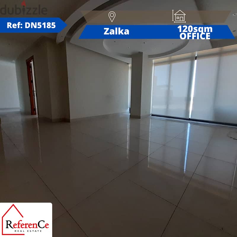 Prime office for rent in zalka مكتب مميز للإيجار في الزلقا 0