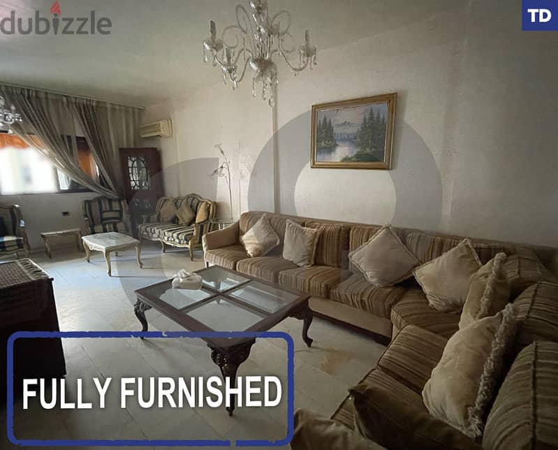 fully furnished & spacious apartment-Beirut, Verdun/فردان REF#TD115742 0