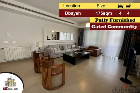 Dbayeh/Waterfront 175m2 | View Brand New | Gated | Furnished | MJ