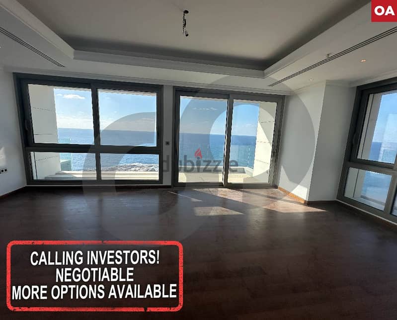 Full sea view, prime location, beirut, rawche/روشة  REF#OA115743 0