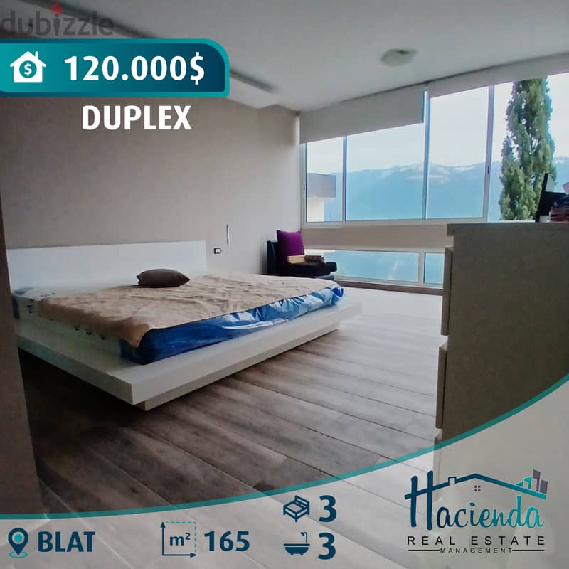 Duplex For Sale In Blat Jbeil 0