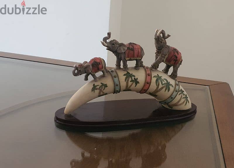 Elephant statue -  زينة للمنزل او المكتب 0