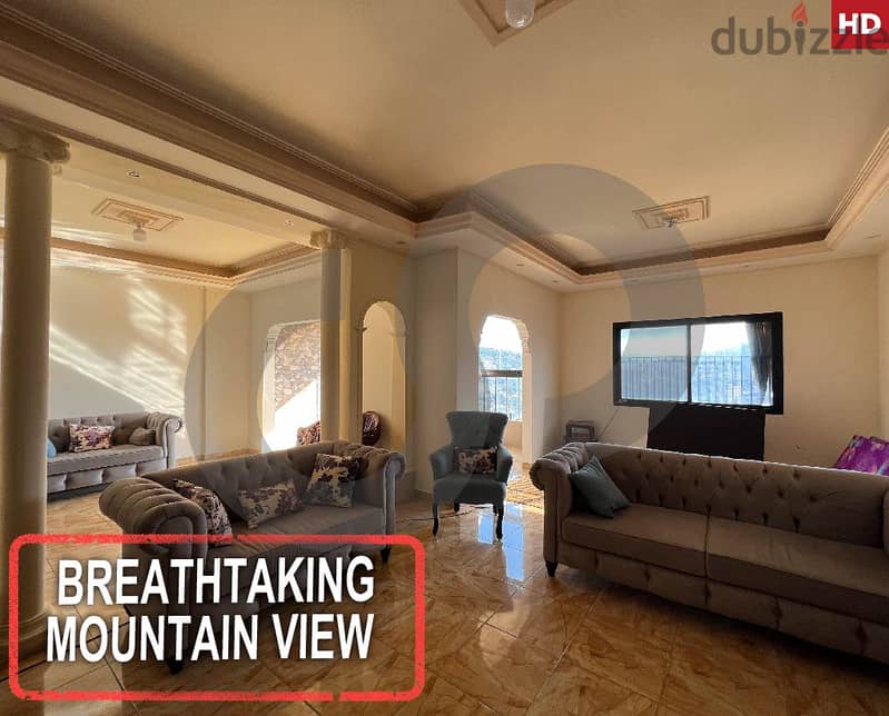 Unobstructed Mountain View, aley, kayfoun/كيفون REF#HD115763 0