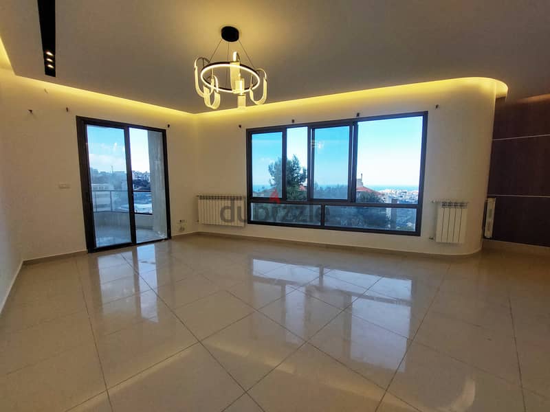 135 SQM Decorated Apartment in Mazraat Yachouh, Metn with Sea View 0