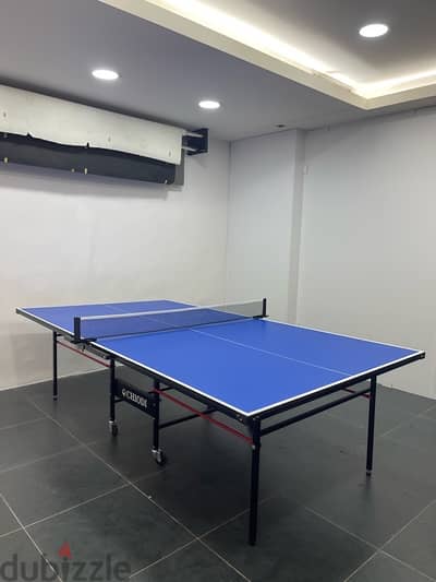 Table Tennis Ping Pong Indoor Chiodi with set of rackets