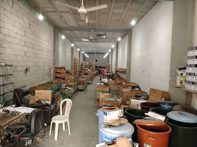 170 SQM Industrial Warehouse/Shop in Naher El Mot, Metn 0