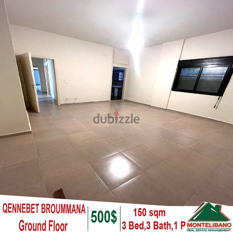 150 sqm Apartment for rent in Qennebet Broummana !! 0