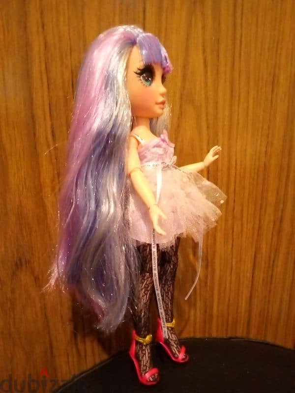 VIOLET WILLOW RAINBOW HIGH Great doll Articulated BIGGER+Sticky+Shoes. 6