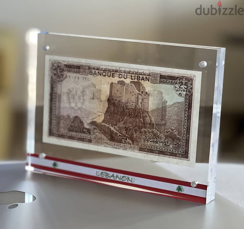 BEST CHRISTMAS GIFT lebanon, 1 lira to 1000 in Plexi هدية عيد الميلاد 8