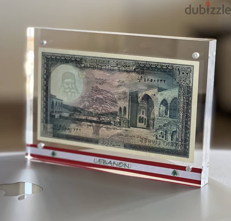 BEST CHRISTMAS GIFT lebanon, 1 lira to 1000 in Plexi هدية عيد الميلاد 11