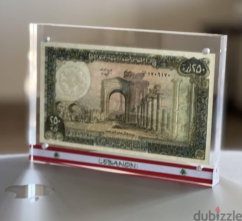 BEST CHRISTMAS GIFT lebanon, 1 lira to 1000 in Plexi هدية عيد الميلاد 13