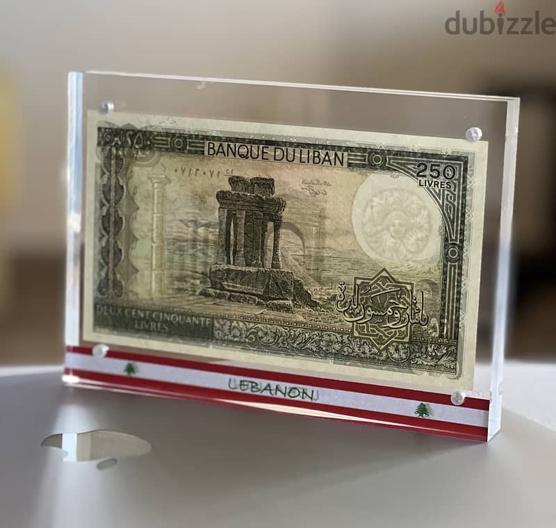 BEST CHRISTMAS GIFT lebanon, 1 lira to 1000 in Plexi هدية عيد الميلاد 14