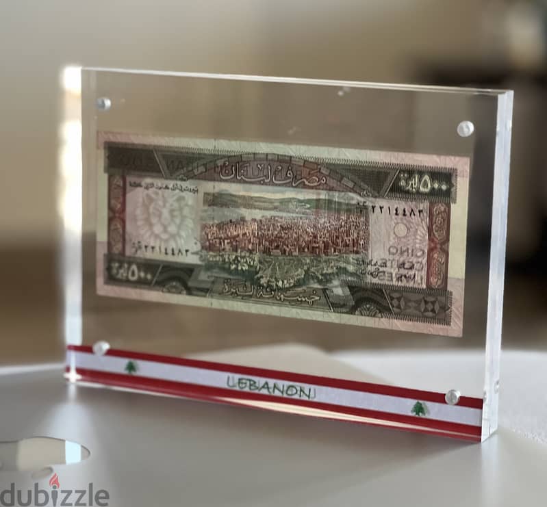 BEST CHRISTMAS GIFT lebanon, 1 lira to 1000 in Plexi هدية عيد الميلاد 15