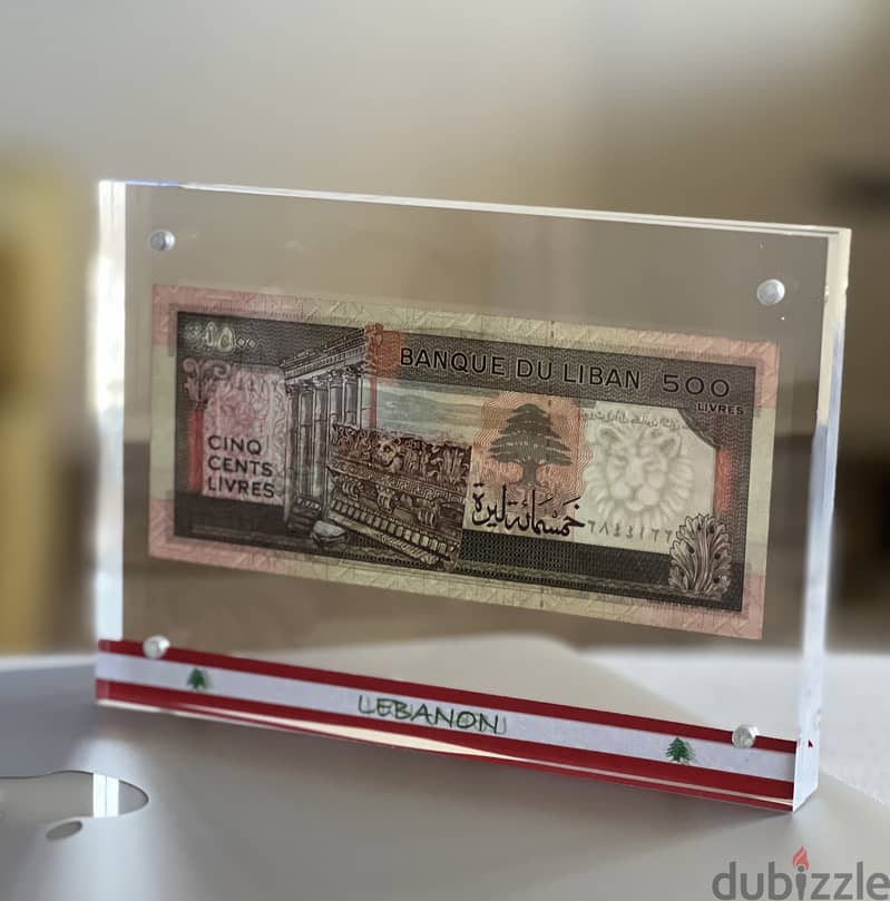 BEST CHRISTMAS GIFT lebanon, 1 lira to 1000 in Plexi هدية عيد الميلاد 16