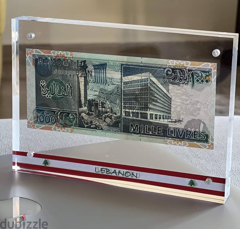 BEST CHRISTMAS GIFT lebanon, 1 lira to 1000 in Plexi هدية عيد الميلاد 18