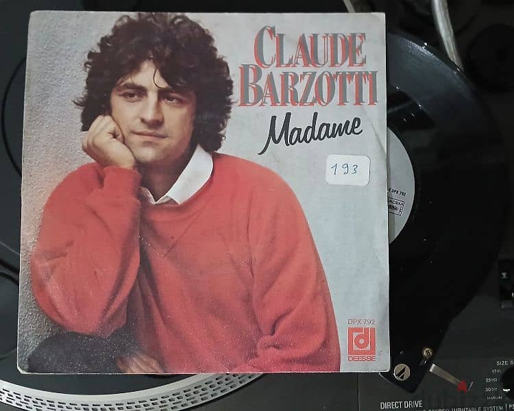 Claude barzotti- Madame /c'est pas facile-VinyLP 0