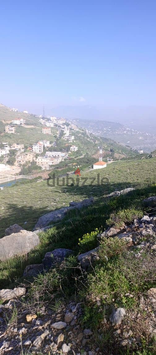 Land in Ain El Marej, Aley Overlooking the Mountains 0