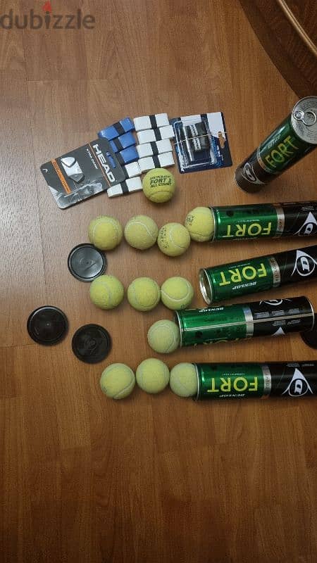 tennis  balls +grips+shock absorption bargain price 8