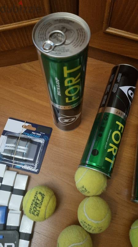 tennis  balls +grips+shock absorption bargain price 10