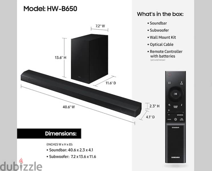 Samsung Soundbar HW-B650 0