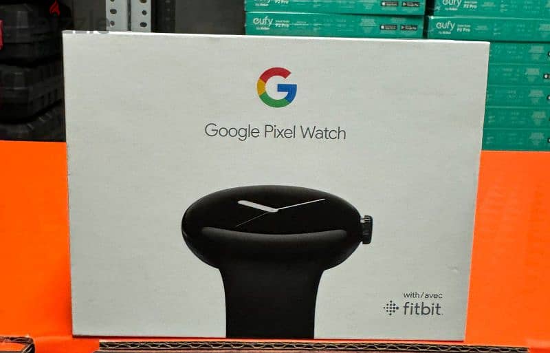 Google Pixel Watch matte black stainless steel case/obsidian active 0