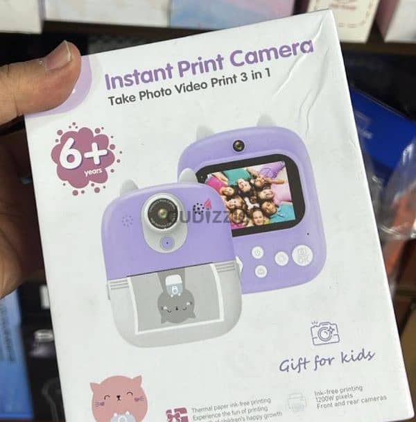 Instant Print Camera Take Photo Video Print 3 in 1 0