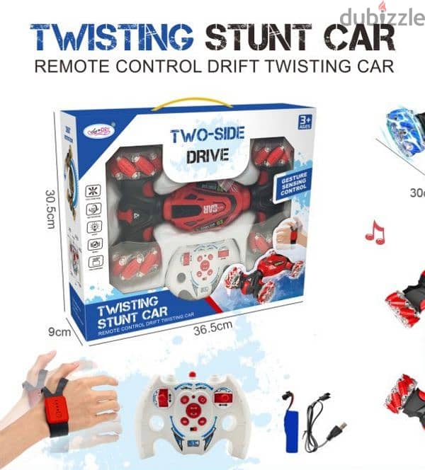 TWISTING STUNT CAR REMOTE CONTROL DRIFT TWISTING CAR 0