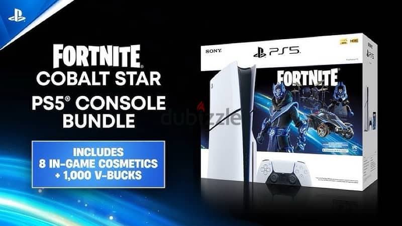 PS5 Slim Fortnite Cobalt StarsBundle Magnet Warranty 0