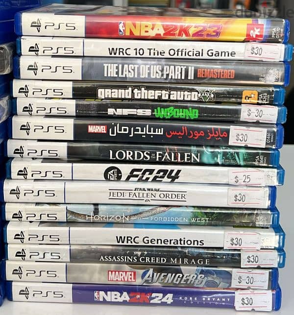 PS4,PS5 used games 1