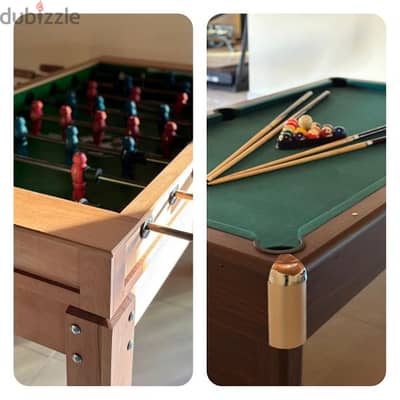 ( babyfoot + billiard) 2 items