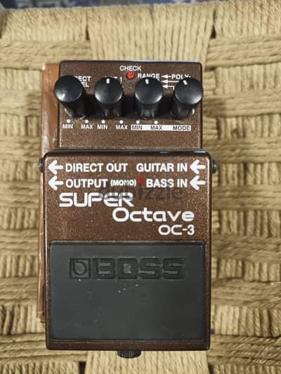 Vintage Boss OC-3 super octaver pedal Taiwan