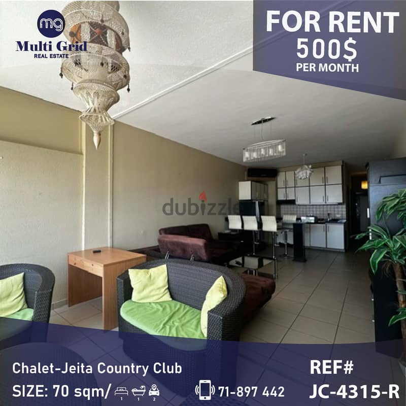 JC-4315-R / Chalet for Rent in Jeita , شاليه للايجار في جعيتا 0