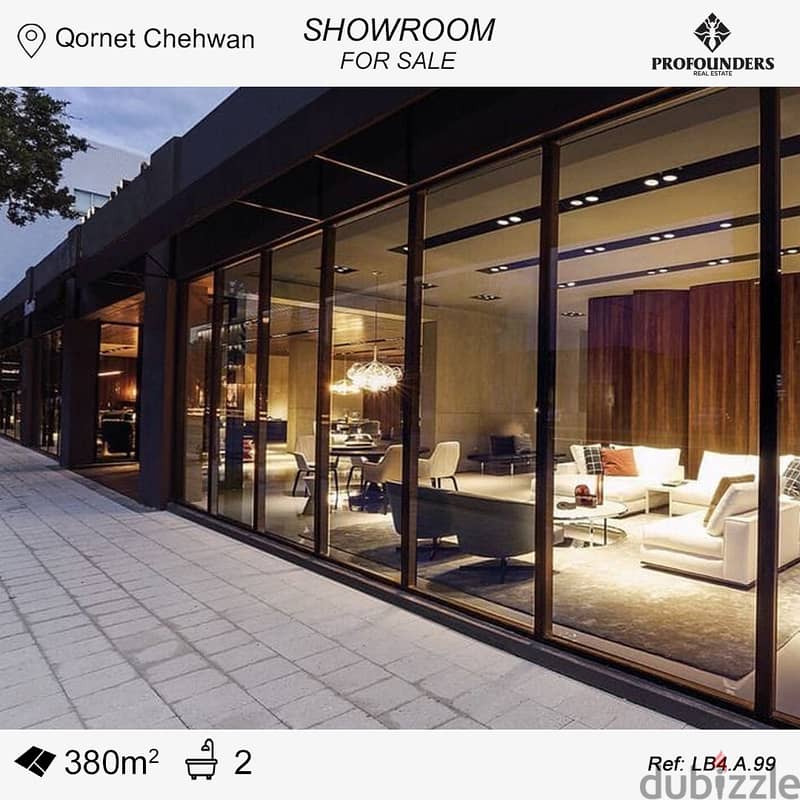 Showroom for Sale in Qornet Chehwan صالة للبيع في قرنة شهوان 0