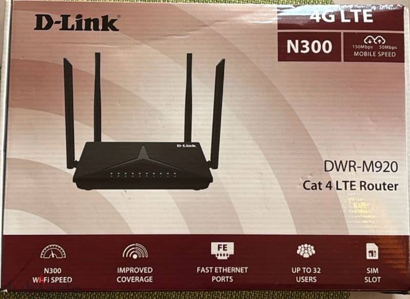 D-Link DWR-M920 used as new 2