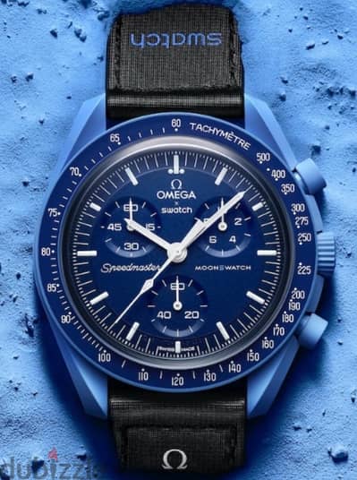 Omega X Swatch; mission to neptune (with box and papers)