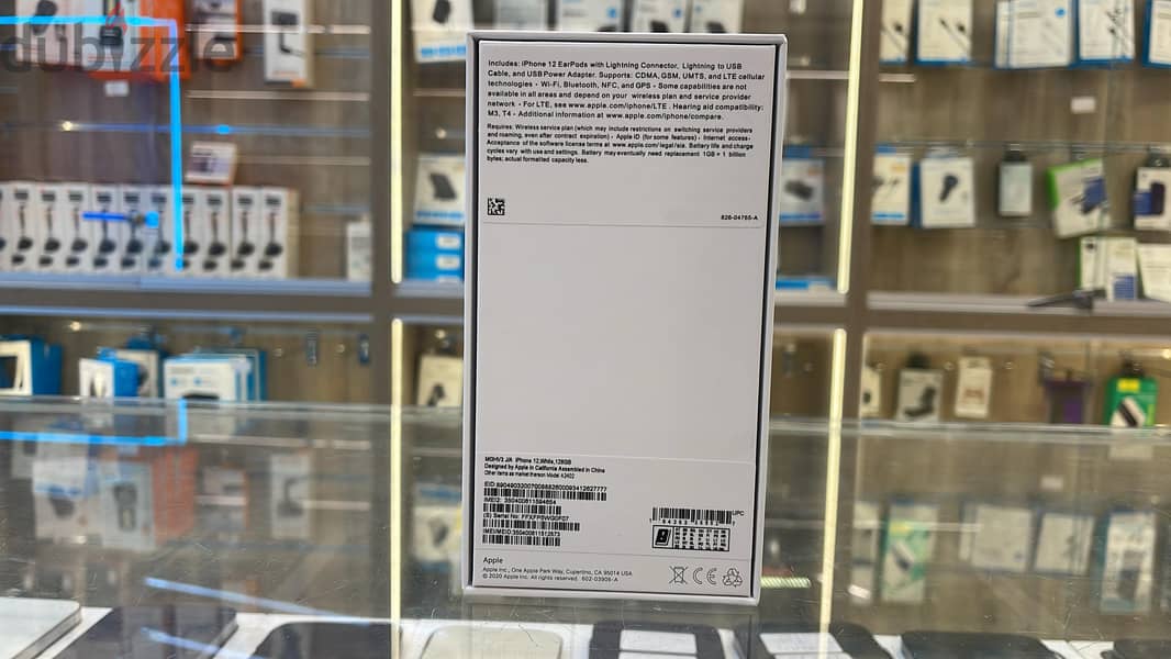 Used open box iPhone 12 128gb White Battery health 93% used like new 1