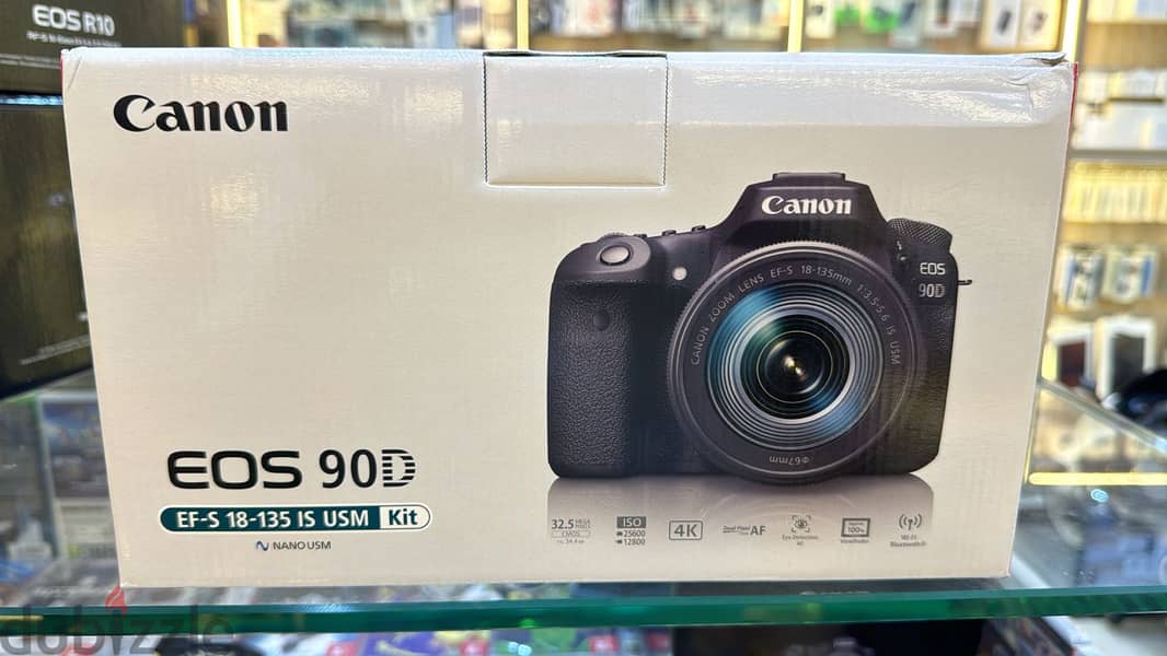 CANON EOS 90D EF-S 18-135 IS USm KIT brand new & best offer 0