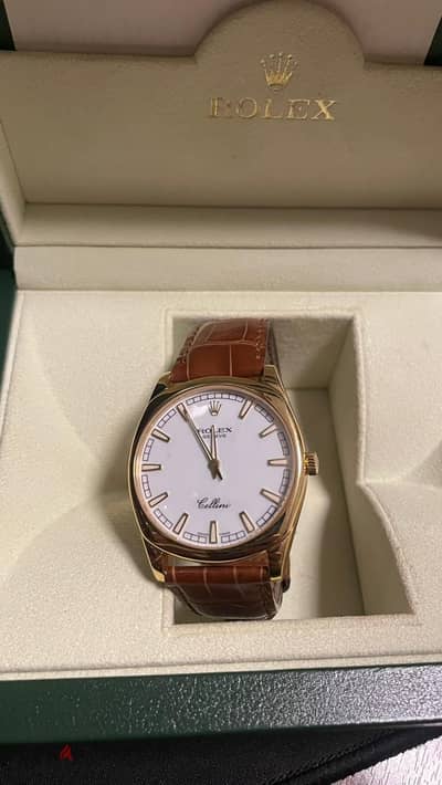 gold rolex cellini danaos