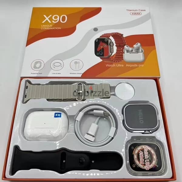 X90 Smart watch + Airpods 2