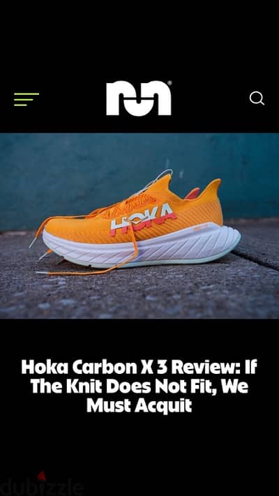 HOKA carbon plate size 46