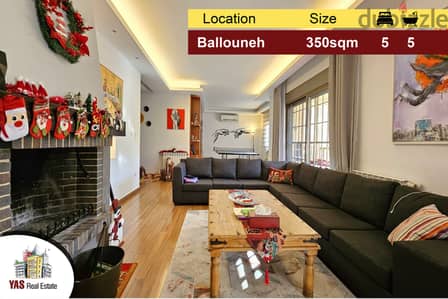 Ballouneh 350m2 | High end | Brand new |