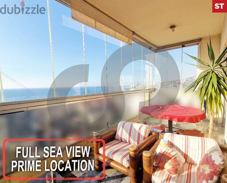 Full sea view, jounieh, haret sakher/ حارة صخر REF#ST115822 0