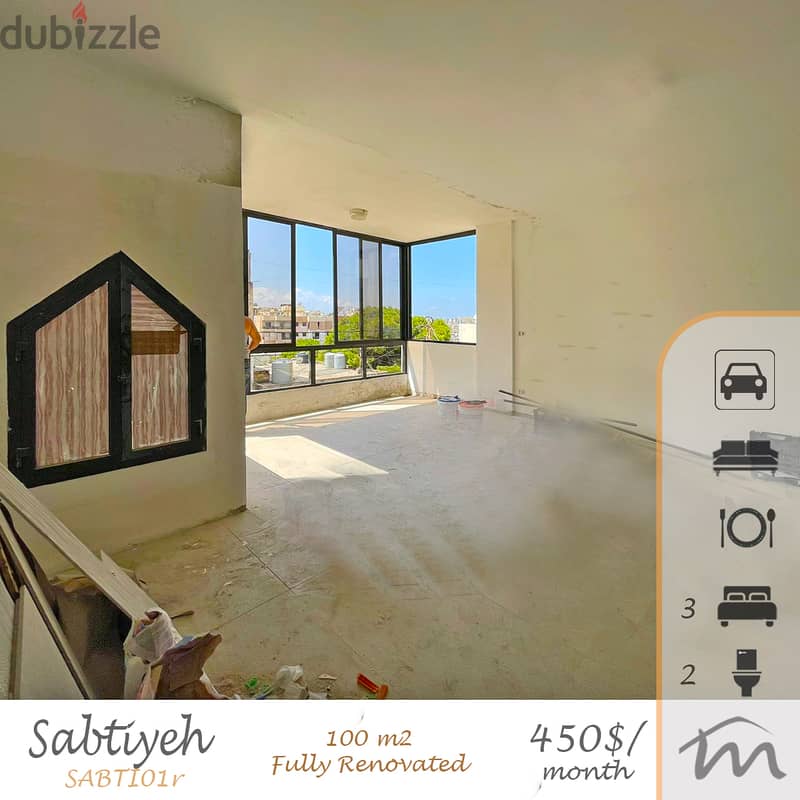 Sabtiye | Fully Renovated 3 Bedrooms Apartment | Catchy Rental 0